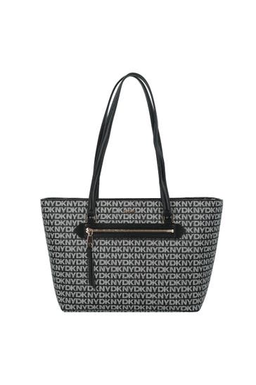 DKNY Shopper black logo- black