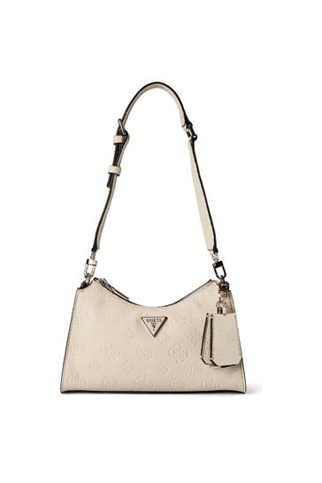 GUESS Handtasche off white logo