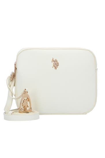 U.S. POLO ASSN. Umhängetasche off white
