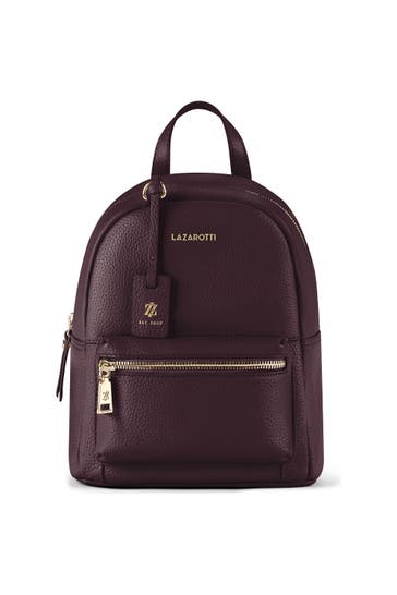 LAZAROTTI Rucksack burgundy