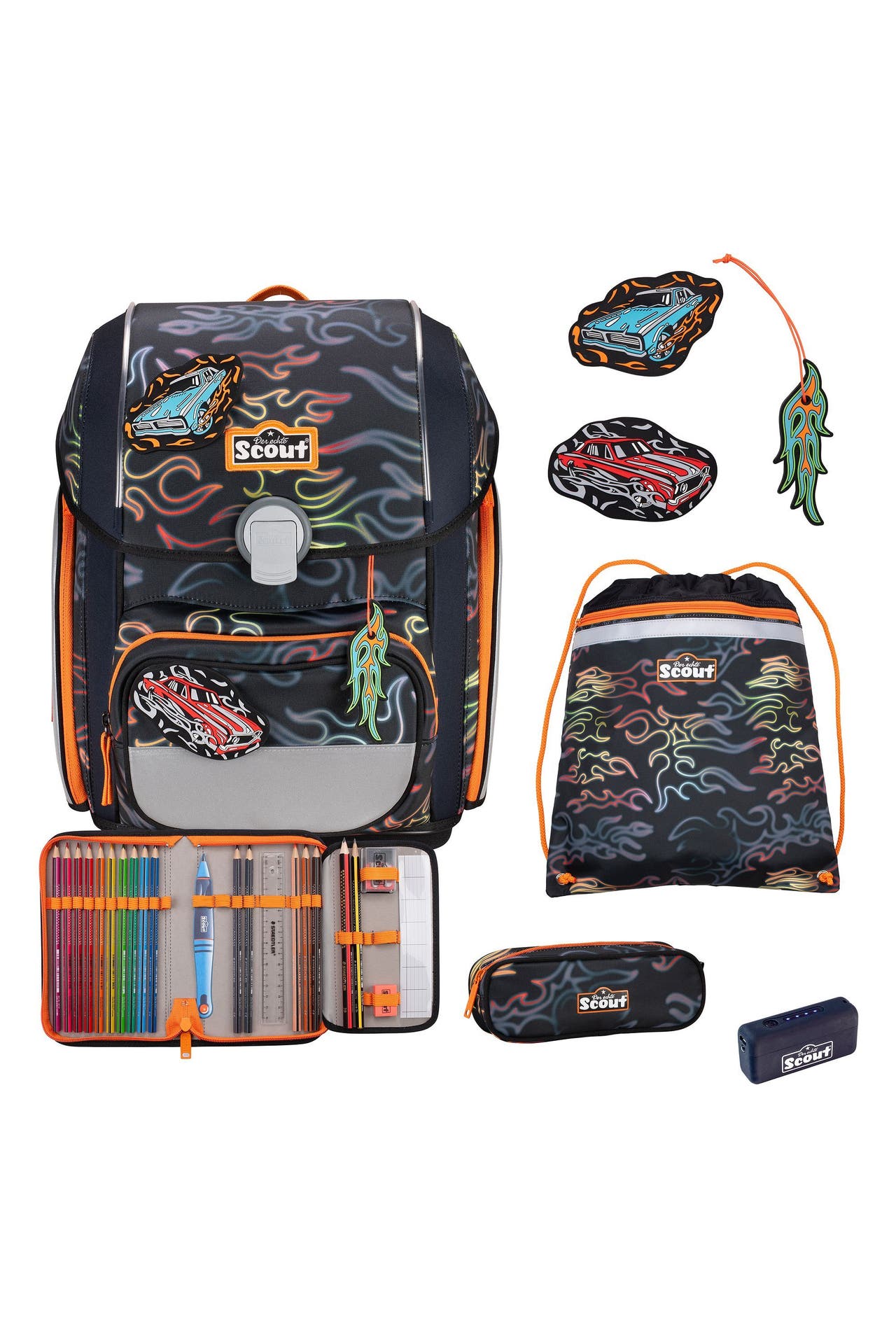 SCOUT Genius Exklusiv Safety Light Schulranzen-Set, Bild 1