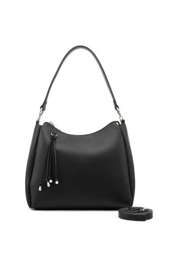 SEIDENFELT Umhängetasche black