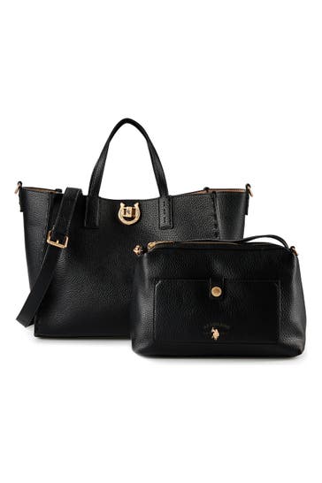 U.S. POLO ASSN. Shopper black