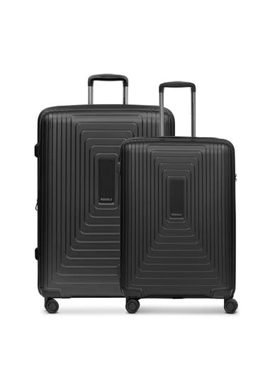 REDOLZ Koffer black metallic