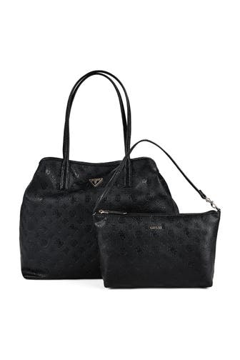 GUESS Handtasche black logo