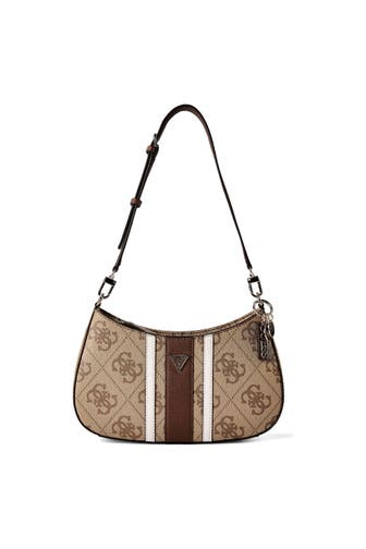 GUESS Handtasche latte logo-brown