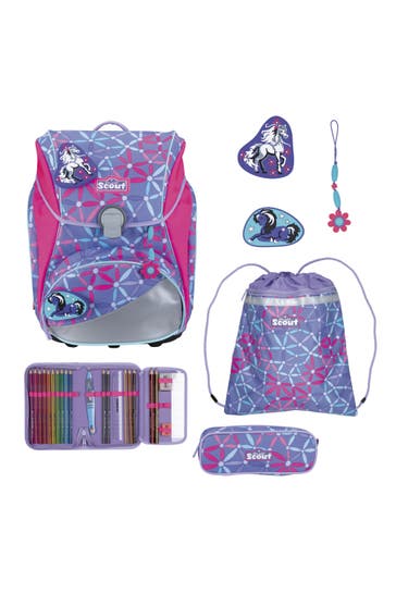 SCOUT Alpha Schulranzen-Set 5-teilig