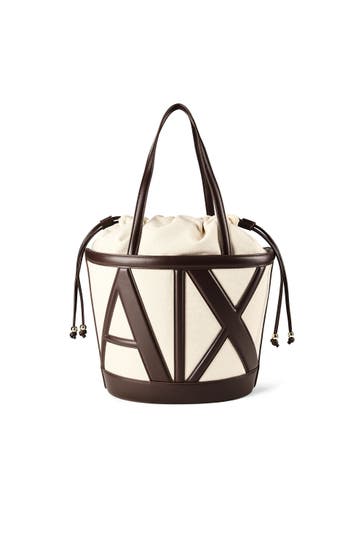 ARMANI EXCHANGE Shopper natur dunkelbraun