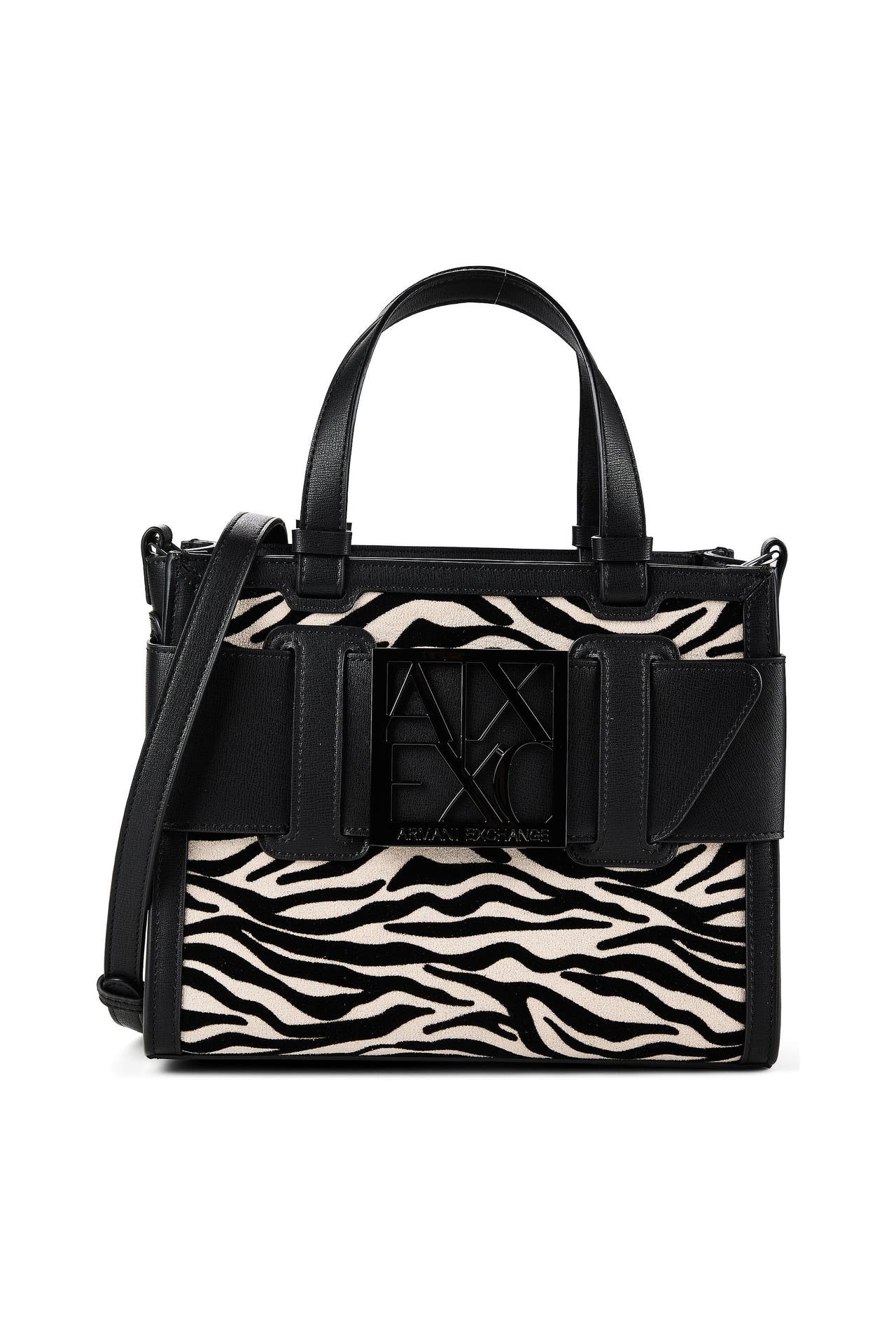 ARMANI EXCHANGE Umhängetasche black script, Bild 1
