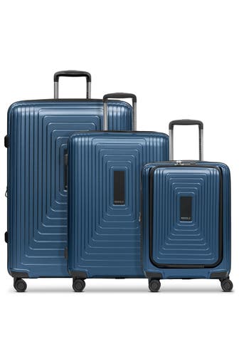 REDOLZ Koffer dark blue metallic