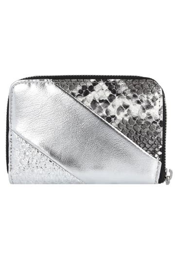 DESIGUAL Geldbörse shiny silver