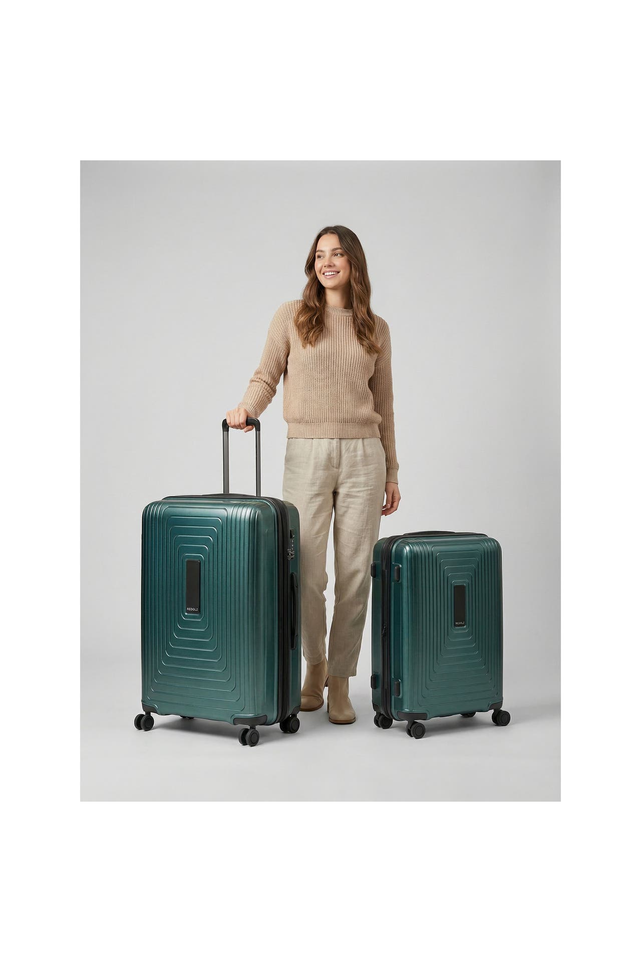 REDOLZ Koffer pearl-green metallic, Bild 1