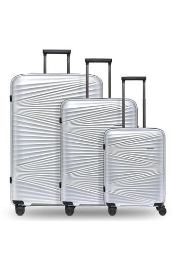 PACTASTIC Koffer silver metallic 2