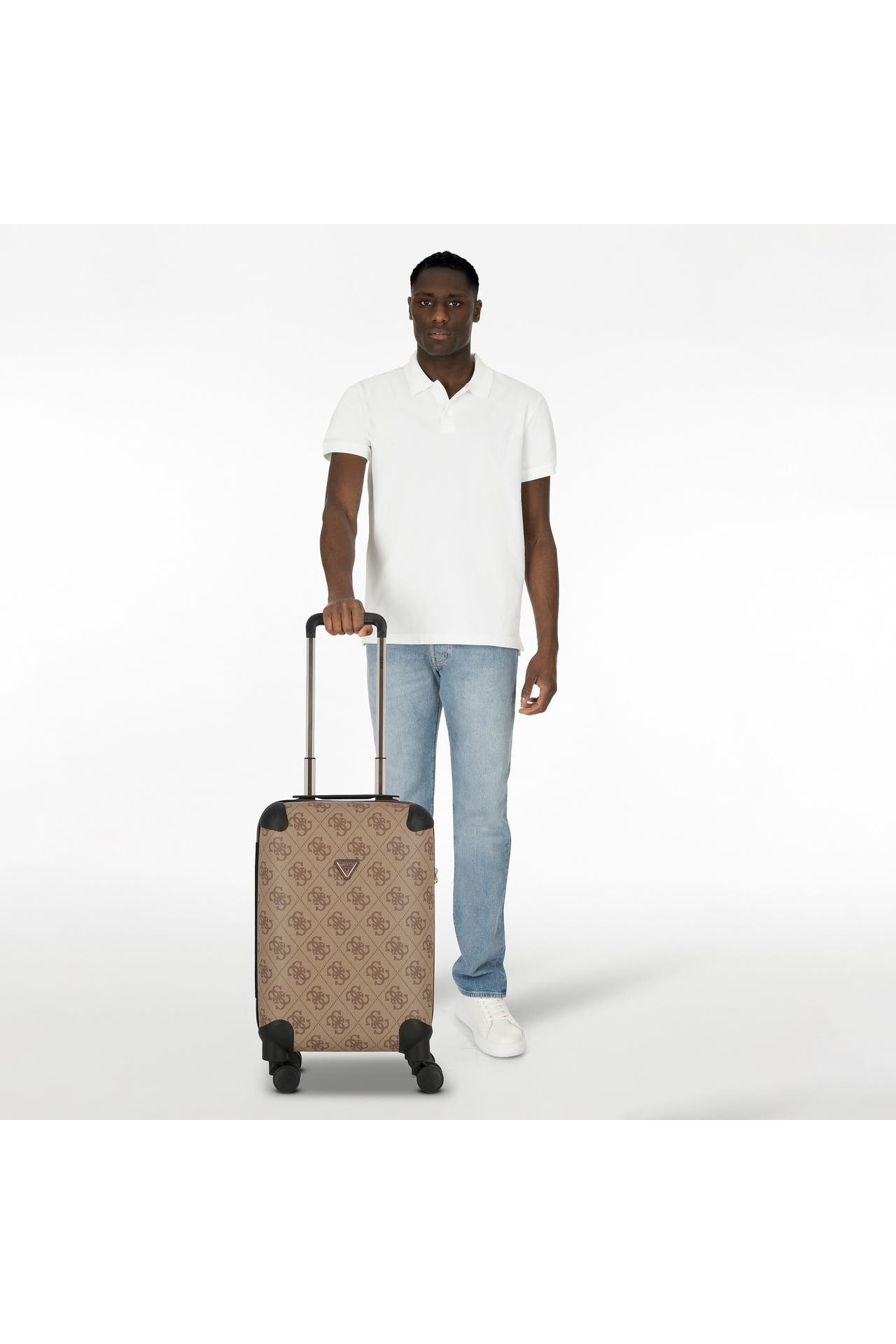 GUESS Koffer latte logo-brown, Bild 1