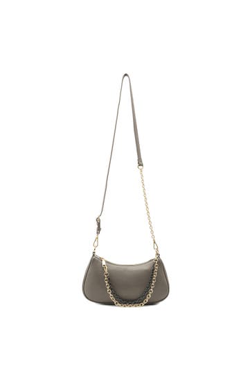 SEIDENFELT Umhängetasche grey