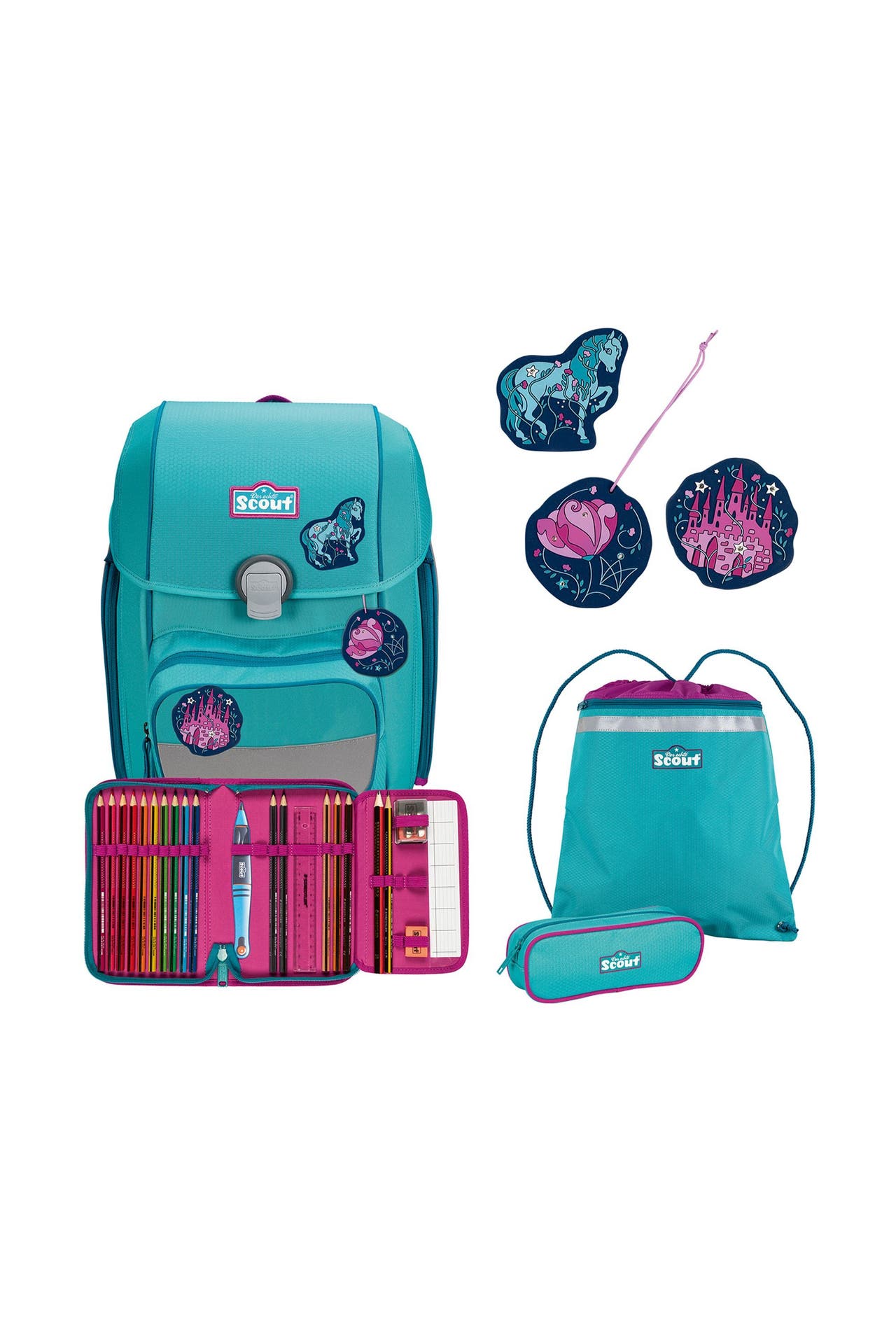 SCOUT Genius Schulranzen-Set 4-teilig, Bild 1
