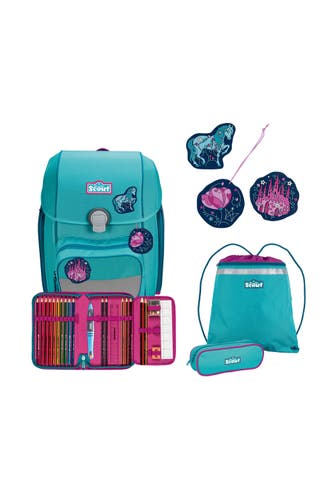 SCOUT Genius Schulranzen-Set 4-teilig