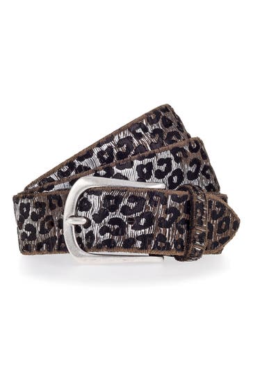 B.BELT Gürtel anthracite-silver