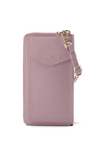 LAZAROTTI Bologna Leather Zip-Around Geldbörse Handytasche Leder 19 cm