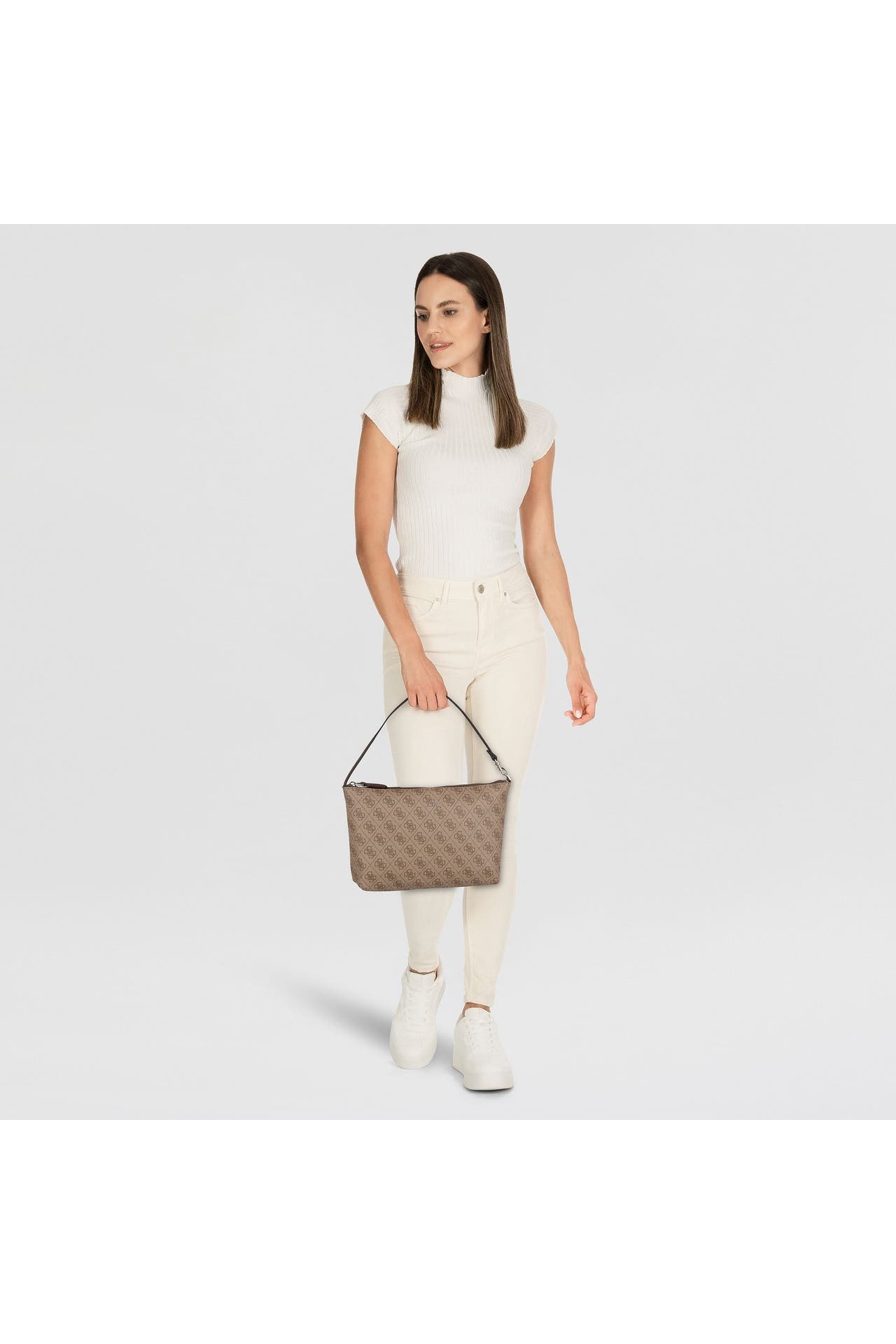 GUESS Shopper latte logo-brown, Bild 1