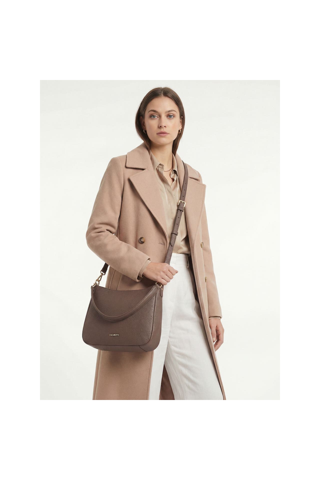 LAZAROTTI Handtasche taupe, Bild 1