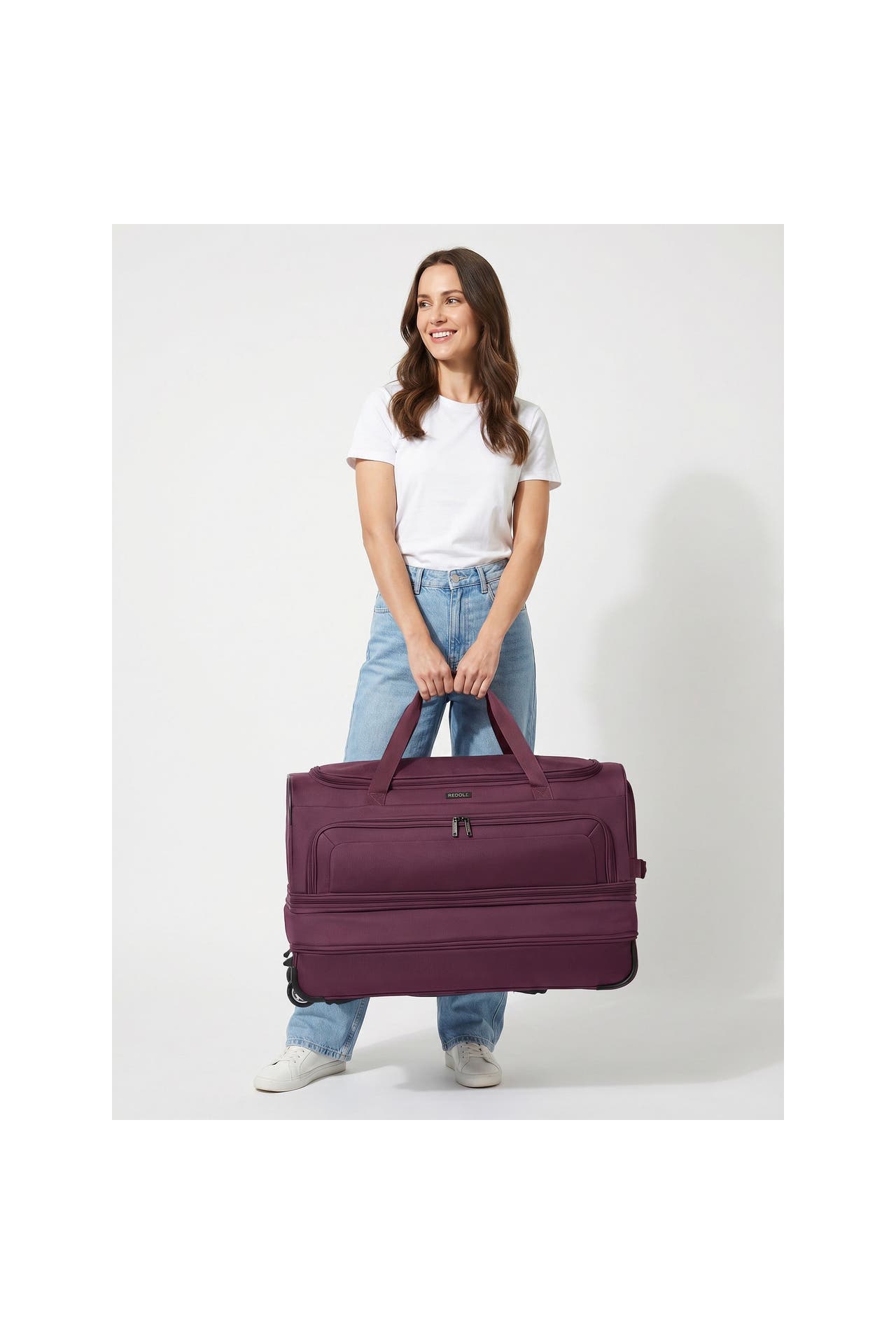 REDOLZ Weekender burgundy, Bild 1