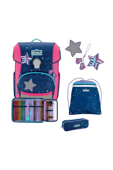 SCOUT Neo Schulranzen-Set 4-teilig