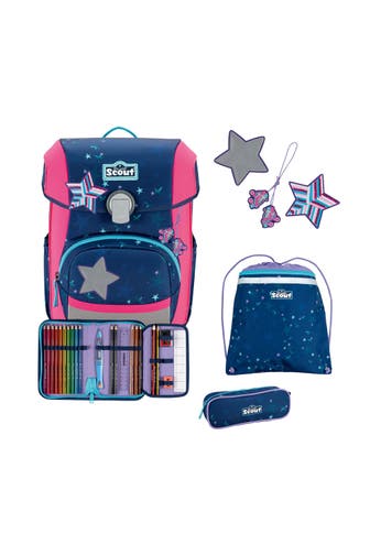 SCOUT Neo Schulranzen-Set 4-teilig