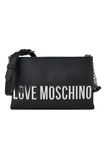 LOVE MOSCHINO Umhängetasche nero-silber