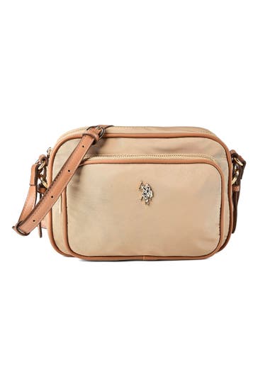 U.S. POLO ASSN. Umhängetasche beige
