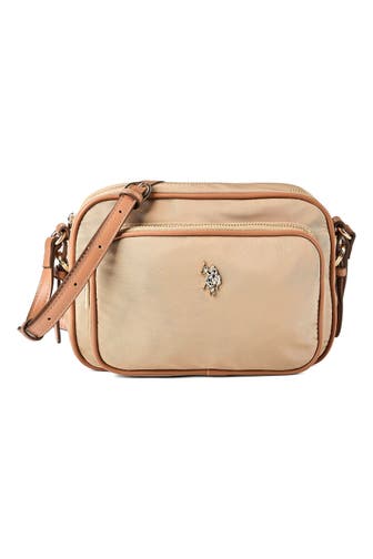 U.S. POLO ASSN. Umhängetasche beige