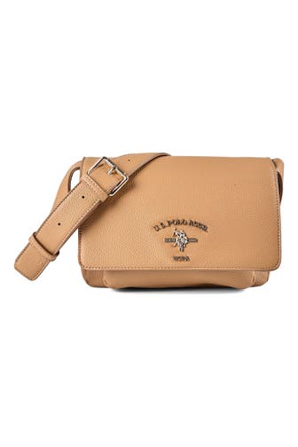 U.S. POLO ASSN. Umhängetasche camel