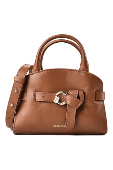 COCCINELLE Handtasche cognac