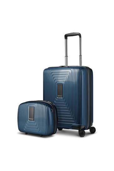 REDOLZ Koffer dark blue metallic