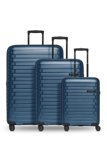 PACTASTIC Koffer navy blue-metallic