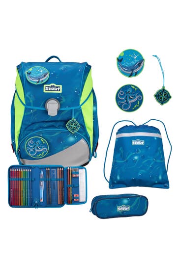 SCOUT Alpha Schulranzen-Set 5-teilig