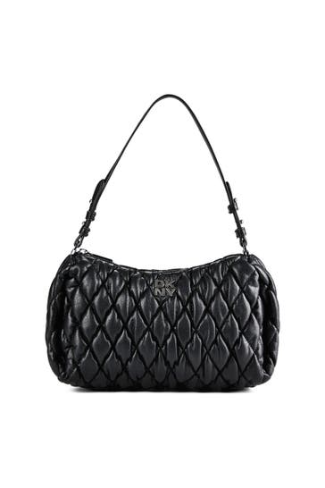 DKNY Handtasche black-silver