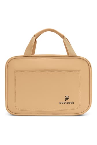 PACTASTIC Kulturbeutel beige