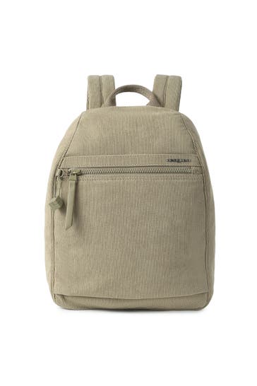 HEDGREN Rucksack corduroy string beige