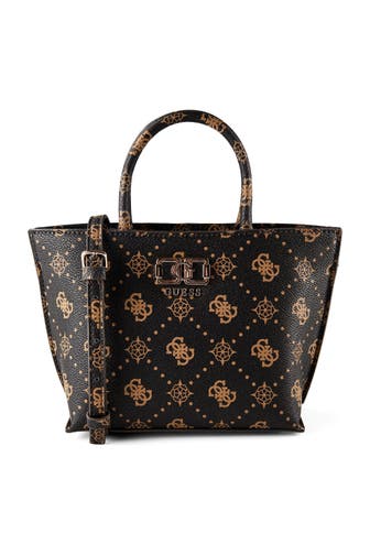 GUESS Handtasche espresso logo