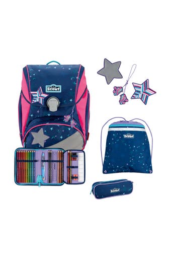 SCOUT Alpha Schulranzen-Set 4-teilig