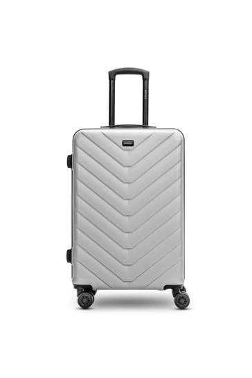 REDOLZ Koffer silver-colored 2