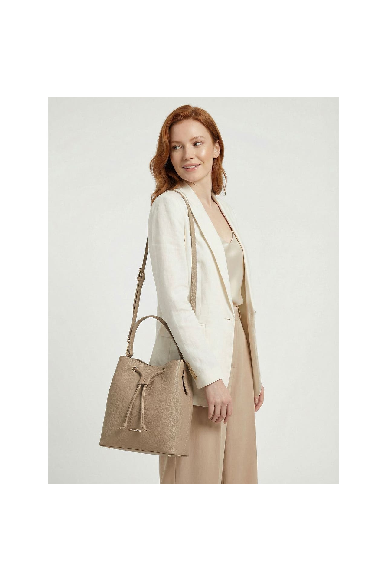 LAZAROTTI Handtasche sand, Bild 1