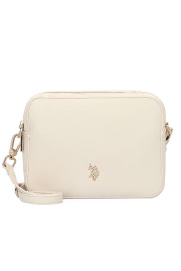 U.S. POLO ASSN. Umhängetasche off white