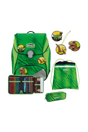 SCOUT Alpha Schulranzen-Set 4-teilig
