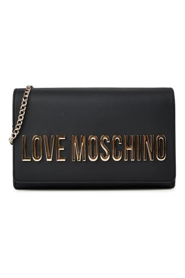 LOVE MOSCHINO Umhängetasche nero-gold