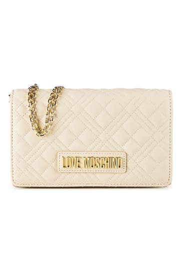 LOVE MOSCHINO Umhängetasche ivory