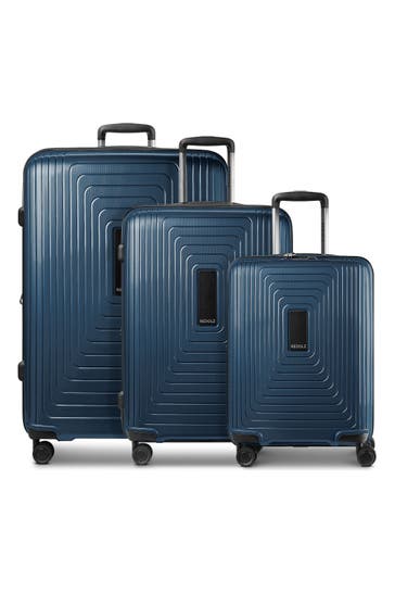 REDOLZ Koffer dark blue metallic