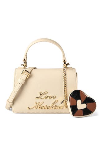 LOVE MOSCHINO Umhängetasche ivory