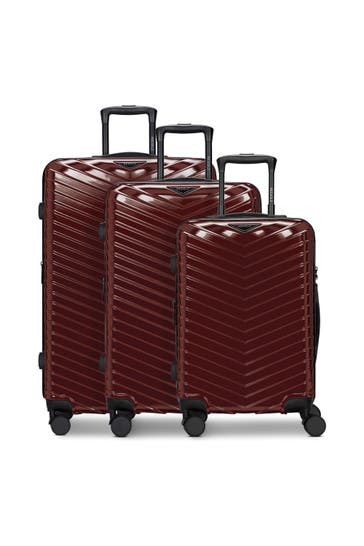 REDOLZ Koffer metallic-red shiny